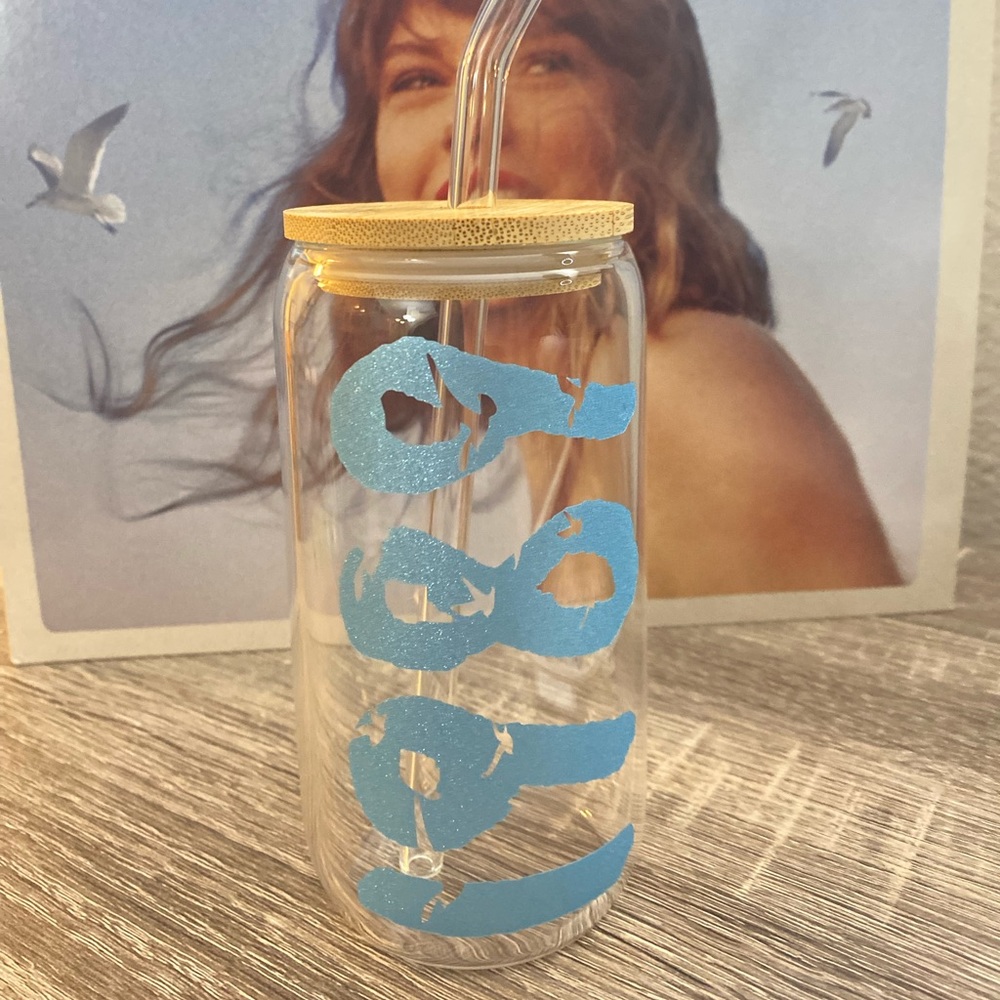 Taylor Swift Inspired 1989 Glass Cup *brand new*